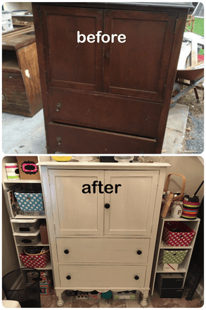 How to Chalk Paint a Dresser