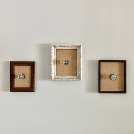 How to Make Hooks from Picture Frames and Vintage Doorknobs