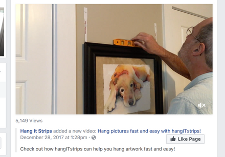 Thank you for helping us launch hangITstrips so we can simplify the process of hanging pictures